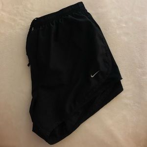 Women’s black dry fit Nike shorts